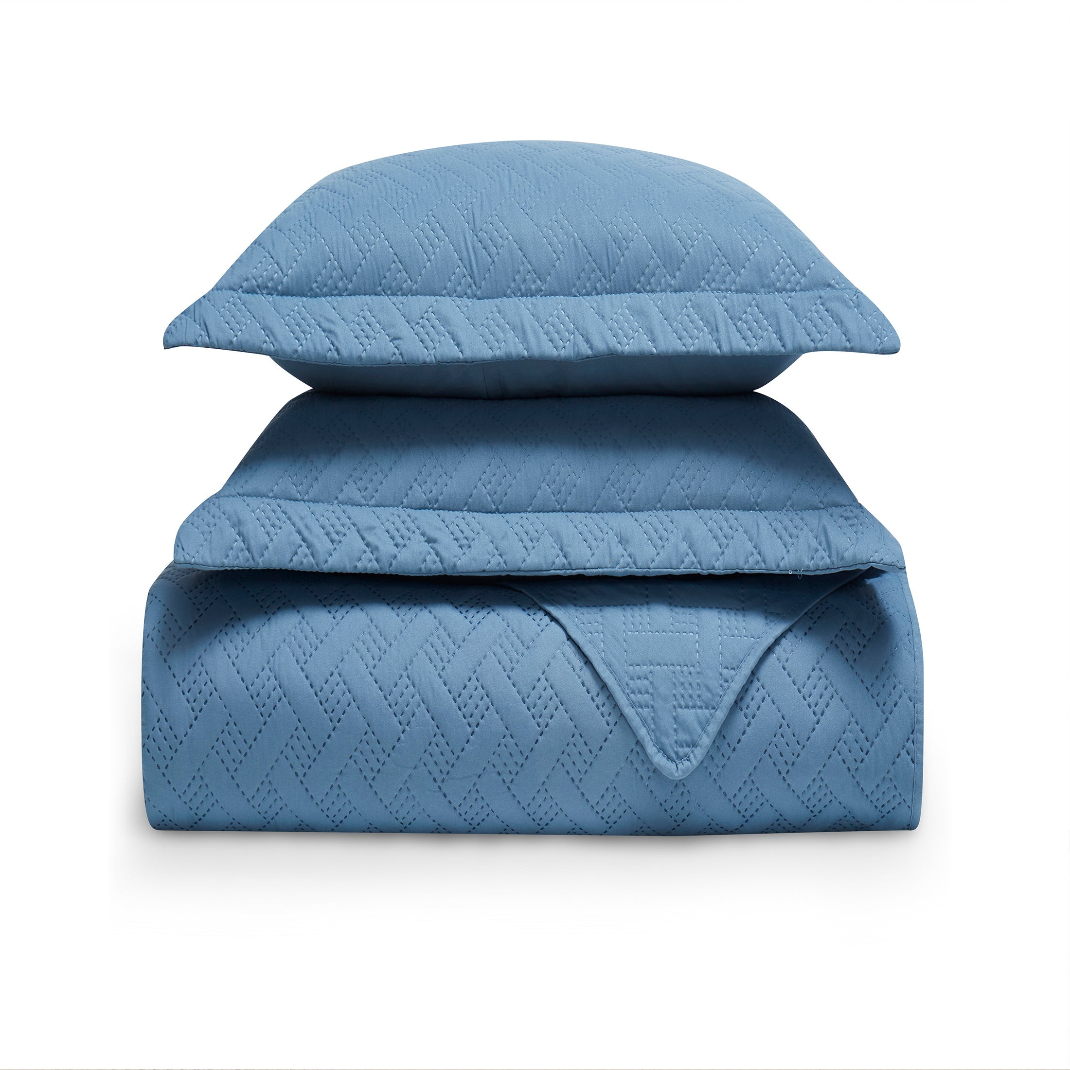  Dan River Dan River 3-Piece Basket Pinsonic Quilt Set - Twin - Bonton