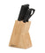 Ergonomic 7 Piece Stainless Steel Knife Block