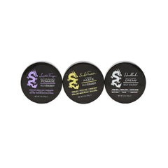 Full Size Salon Trio: Lunatic Fringe Pomade/ Sculpt Friction Fiber Paste/ Headlock Molding Cream