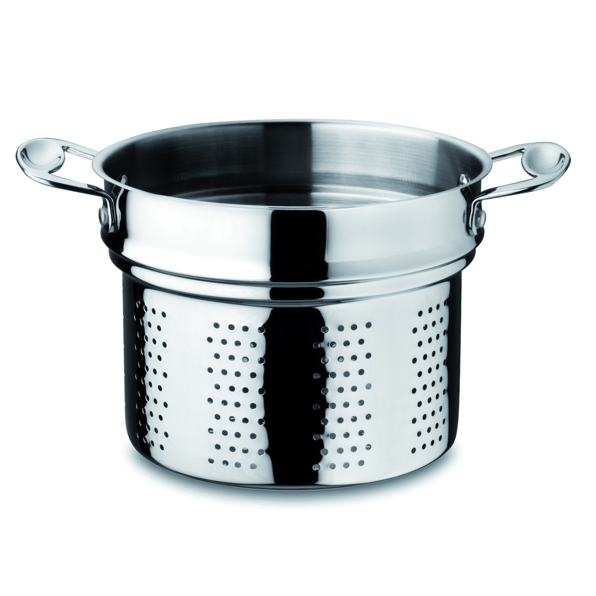  Mepra Glamour Diamond Pasta Pot Insert - Silver - Bonton