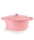  BergHOFF Neo Cast Iron Oval Covered Dutch Oven - Pink - Bonton