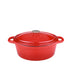  BergHOFF Neo Cast Iron Oval Covered Dutch Oven - Red - Bonton