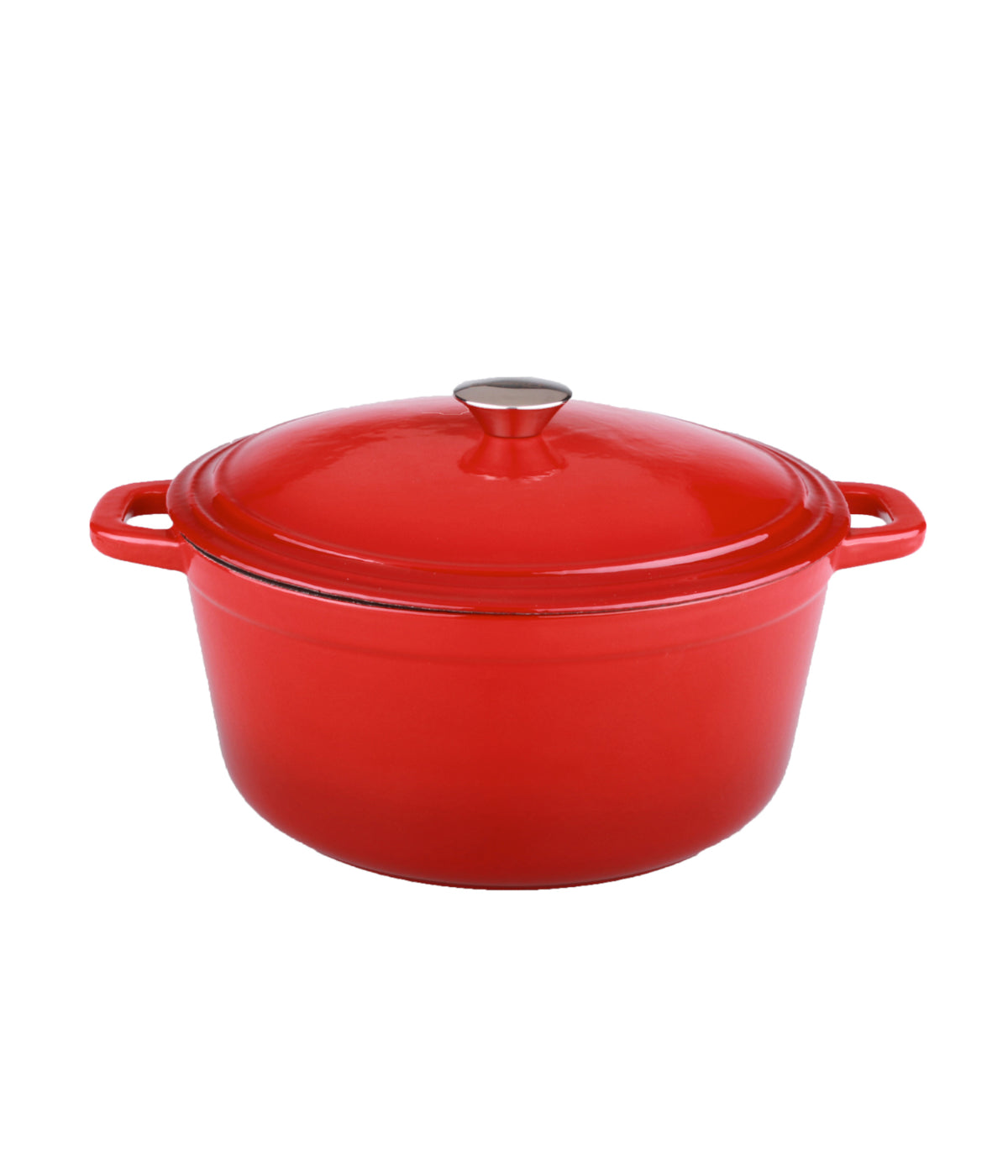  BergHOFF Neo Cast Iron Oval Covered Dutch Oven - Red - Bonton