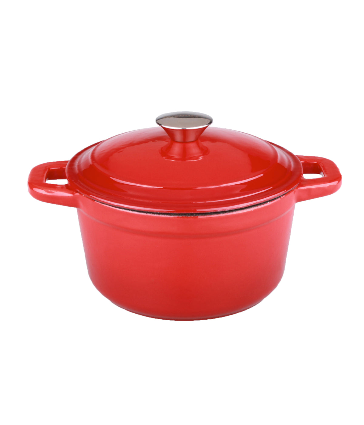  BergHOFF Neo Cast Iron Round Covered Dutch Oven - Red - Bonton