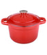  BergHOFF Neo Cast Iron Round Covered Dutch Oven - Red - Bonton