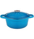  BergHOFF Neo Cast Iron Round Covered Dutch Oven - Blue - Bonton