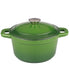  BergHOFF Neo Cast Iron Round Covered Dutch Oven - Green - Bonton