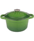  BergHOFF Neo Cast Iron Round Covered Dutch Oven - Green - Bonton