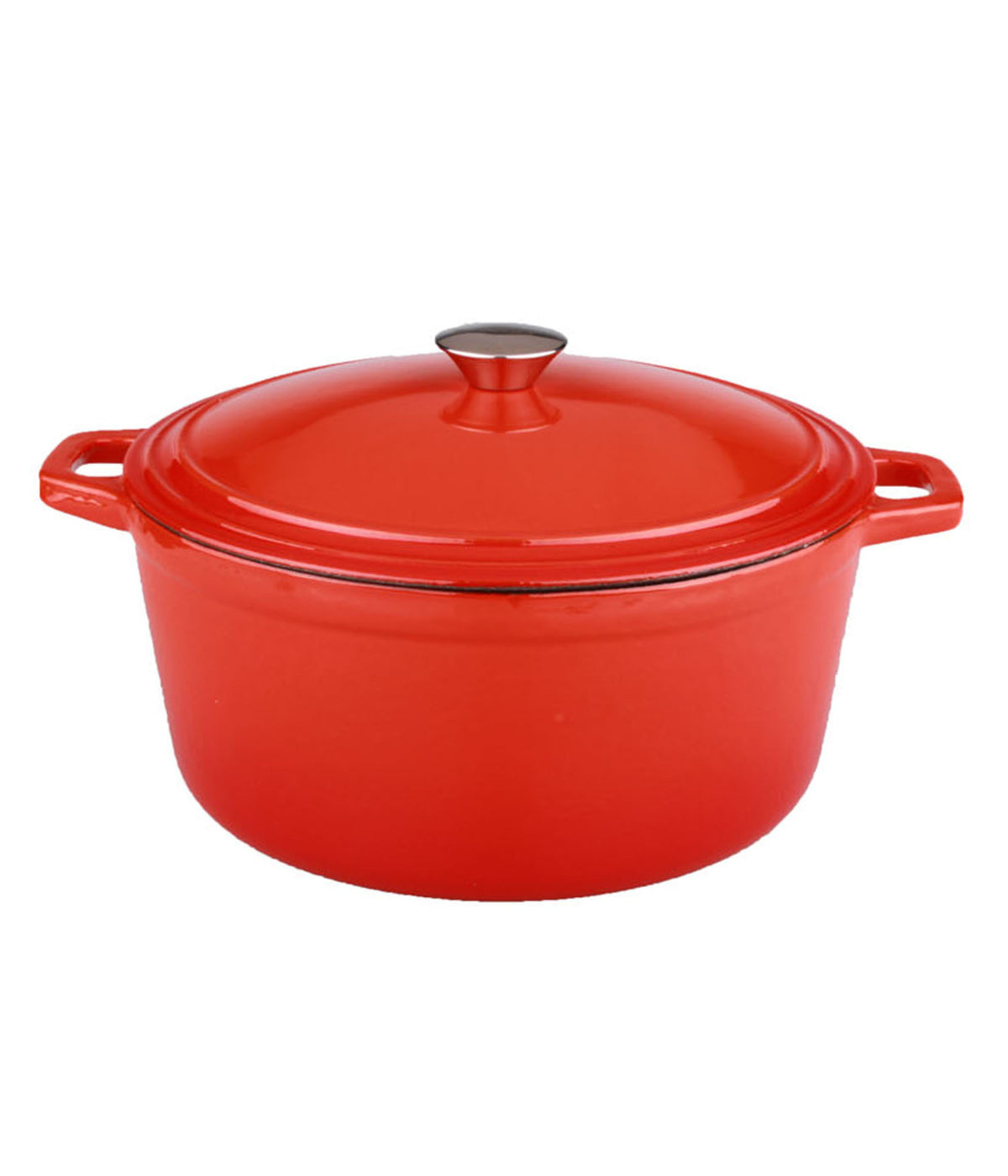  BergHOFF Neo Cast Iron Oval Covered Dutch Oven - Orange - Bonton