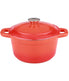  BergHOFF Neo Cast Iron Round Covered Dutch Oven - Orange - Bonton