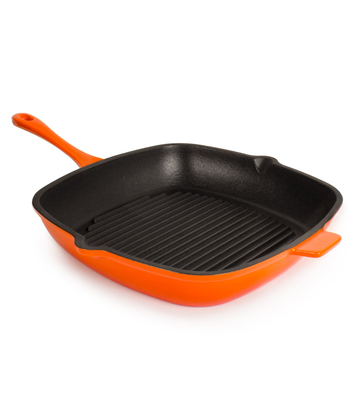  BergHOFF Neo Cast Iron Square Grill Pan - Orange - Bonton