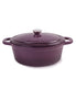  BergHOFF Neo Cast Iron Oval Covered Dutch Oven - Purple - Bonton