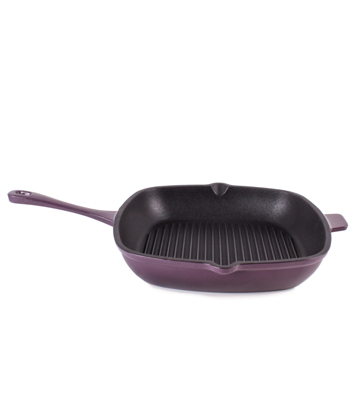  BergHOFF Neo Cast Iron Square Grill Pan - Purple - Bonton