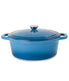  BergHOFF Neo Cast Iron Oval Covered Dutch Oven - Blue - Bonton