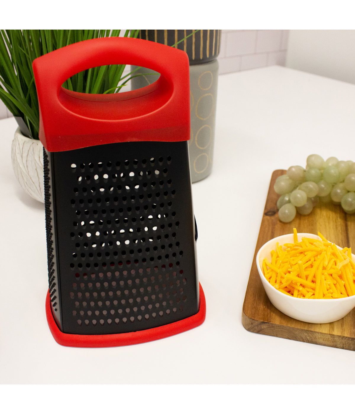  BergHOFF CooknCo Non-Stick Grater - Red, Black - Bonton