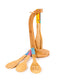  BergHOFF CooknCo Bamboo 7 Piece Banana Hanger & Non-Stick Utility Set - Multi - Bonton