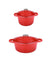 Neo Cast Iron 4 Piece Set with Covered Dutch Oven & Covered Stockpot