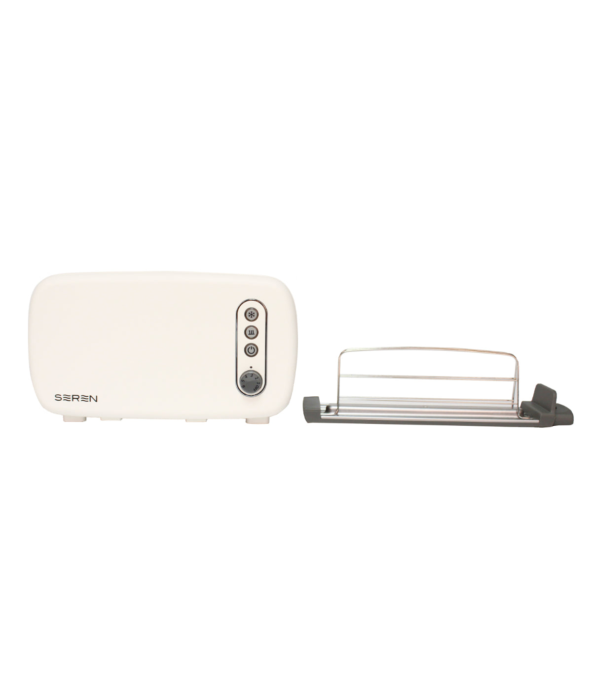  BergHOFF Seren 2 Piece Side Loading Toaster - White - Bonton