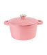  BergHOFF Neo Cast Iron Round Covered Dutch Oven - Pink - Bonton