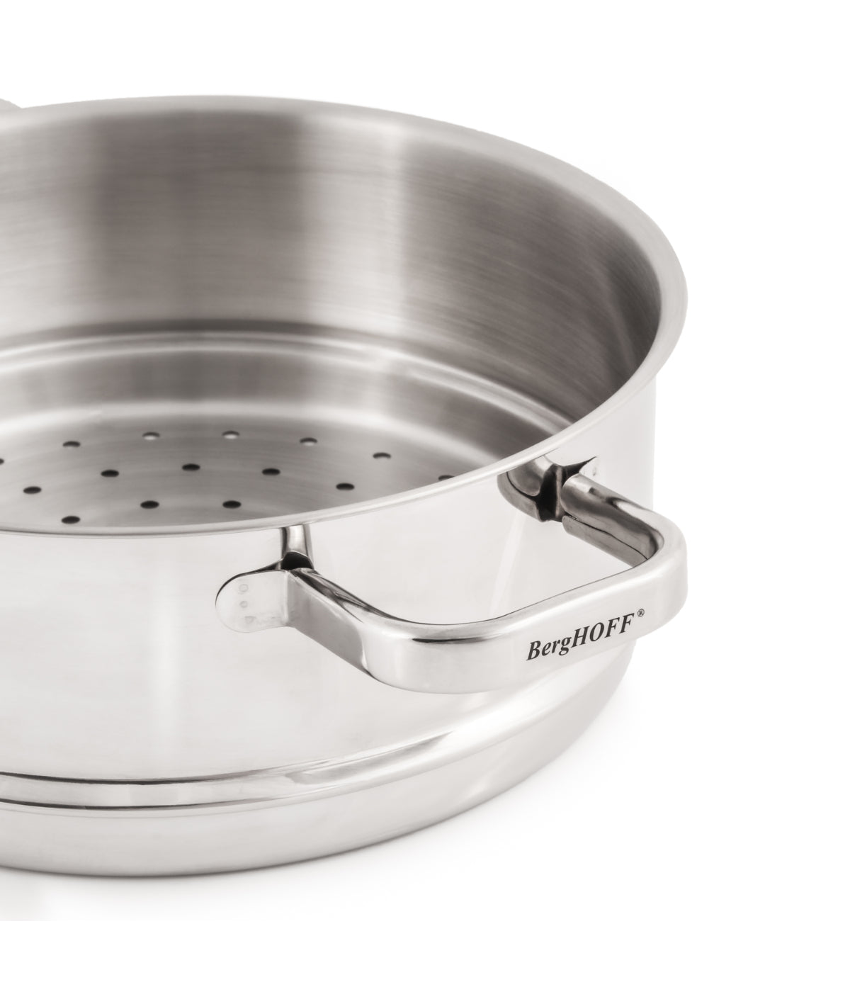  BergHOFF Belly Shape 18/10 Stainless Steel Steamer - Silver - Bonton