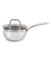 Belly Shape 18/10 Stainless Steel Sauce Pan with Glass Stainless Steel Lid