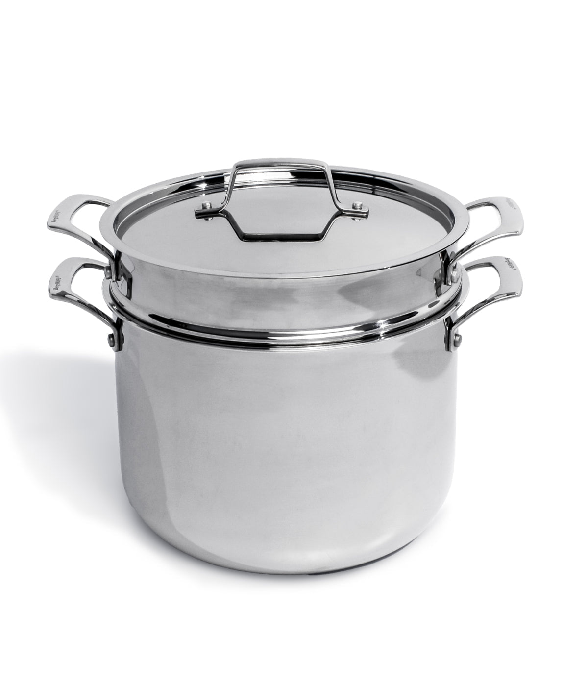  BergHOFF ProfeStainless Steelional 18/10 Stainless Steel Tri-Ply Stock Pot with Stainless Steel Lid - Silver - Bonton