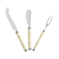 Jubilee Cheese Knife, Spreader and Fork Set - Shades of Light