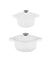 Neo Cast Iron 4 Piece Set with Covered Dutch Oven & Covered Stockpot