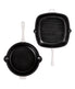  BergHOFF Neo 2 Piece Cast Iron Fry Pan & Grill Pan Set - White - Bonton