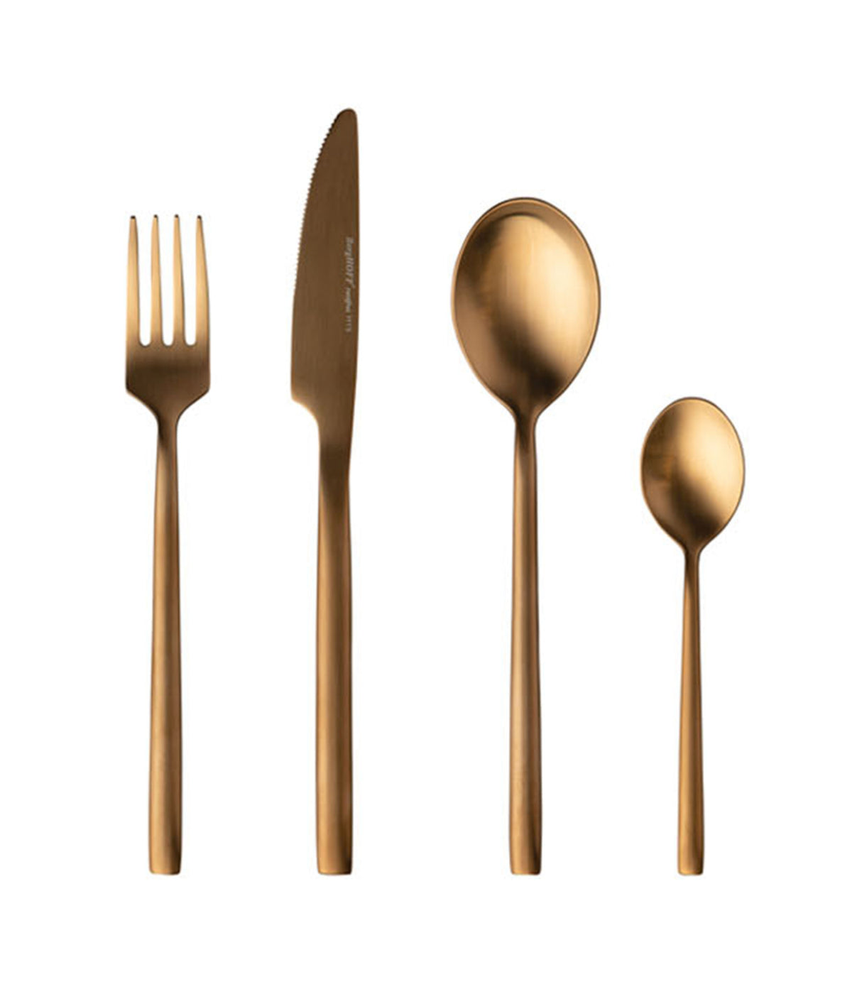  BergHOFF Gem 32 Piece Flatware Set, Plated - Gold - Bonton