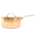  BergHOFF Hammered Copper Tri-Ply Covered Saucepan - Hammered - Bonton