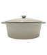  BergHOFF Neo Cast Iron Oval Covered Dutch Oven - Meringue - Bonton