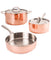 Copper Tri-Ply 5 Piece Cookware Set