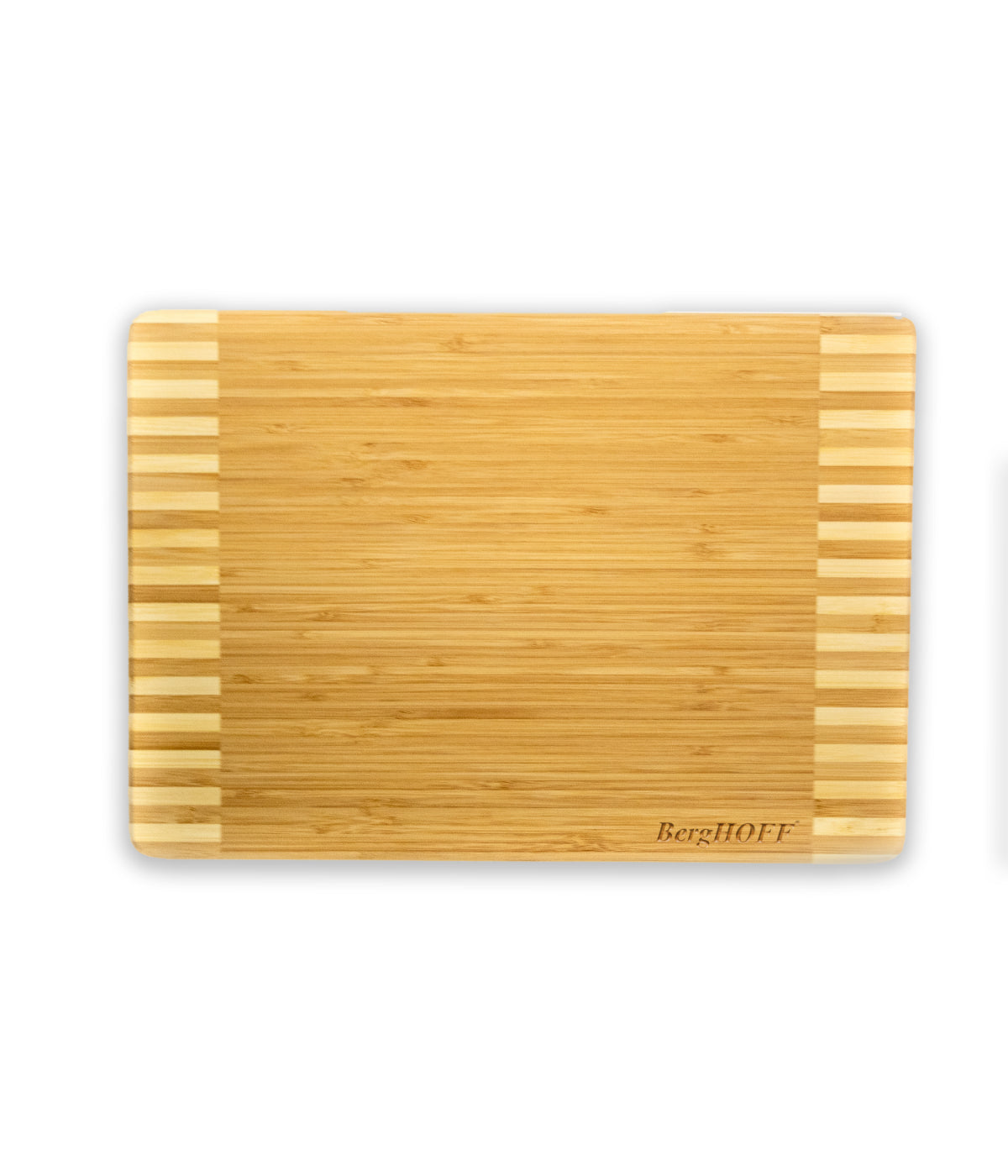  BergHOFF Bamboo Rectangle Cutting Board, Two-Tone Stripe - Brown - Bonton