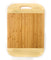 Bamboo Rectangle Handled Cutting Board Two-Tone