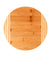 Bamboo Round Cutting Board, Striped