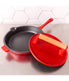  BergHOFF Neo 2pc Cast Iron Fry Pan & Steak PreStainless Steel - Red - Bonton