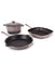 Neo Cast Iron 4 Piece Set with Grill Pan, Fry Pan & Covered Dutch Oven