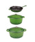 Neo Cast Iron 5 Piece Set with 5 Qt & 8 Qt Covered Dutch Oven & Fry Pan