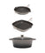 Neo Cast Iron 4 Piece Set with Fry Pan, Grill Pan & Covered Dutch Oven