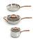 Ouro Gold 18/10 Stainless Steel Starter Cookware Set with Glass Lids