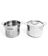  BergHOFF Professional 18/10 Stainless Steel Tri-Ply Straight 3 Piece Pasta Set - Silver - Bonton