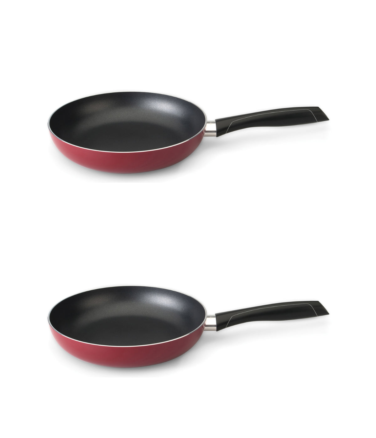  BergHOFF Geminis 2 Piece Stir Fry Pan Set - Red - Bonton