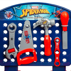 SpiderMan Tool Bench Playset With Take Apart Car (84 Pieces)