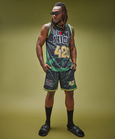 How High Basketball Short - Black
