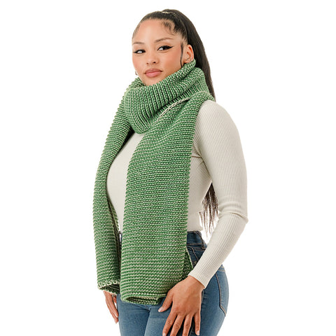Knit Two Tone Scarf