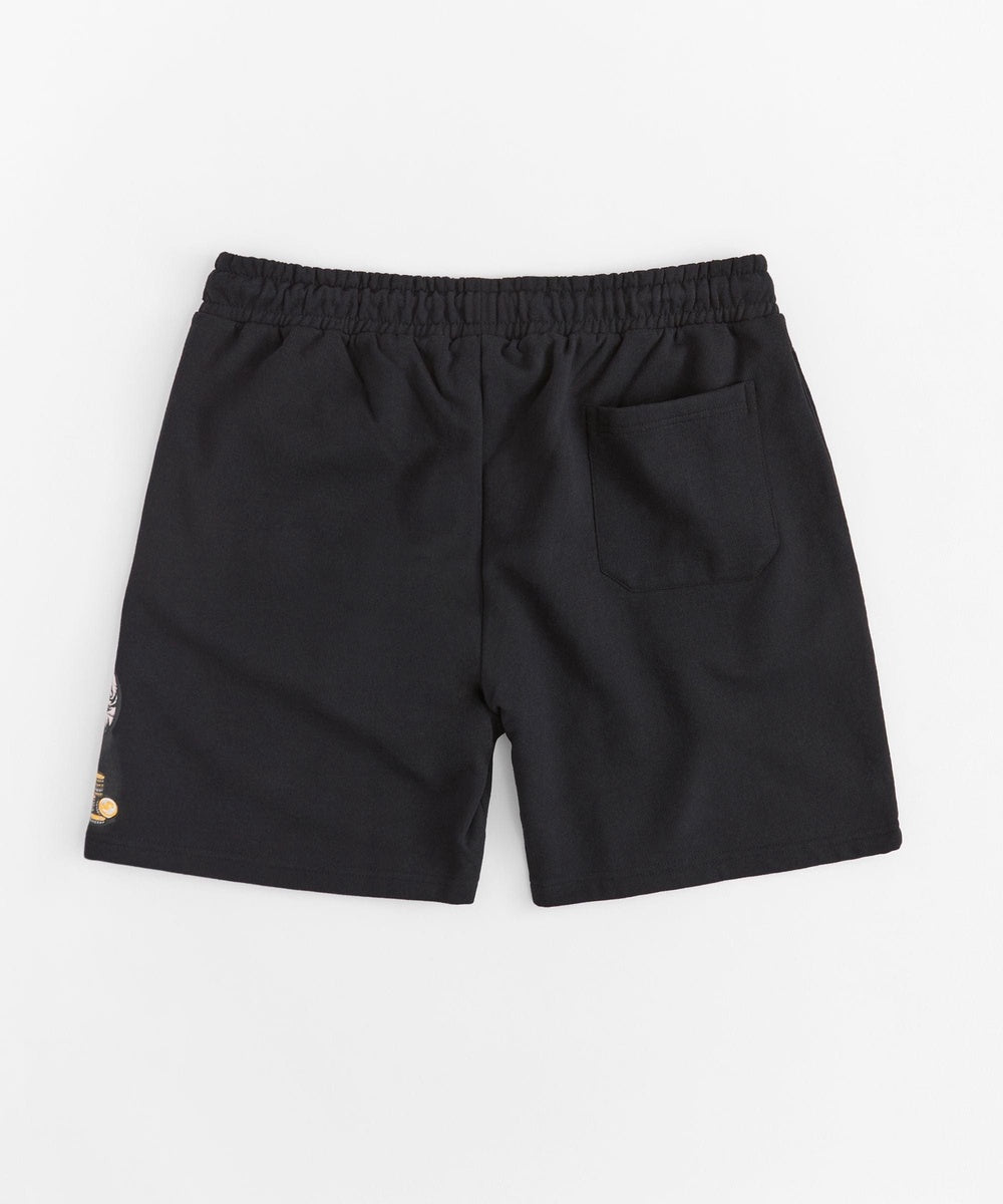  Reason Clothing Plus Size Popeye Money Applique Short - Black - BLACK - Bonton