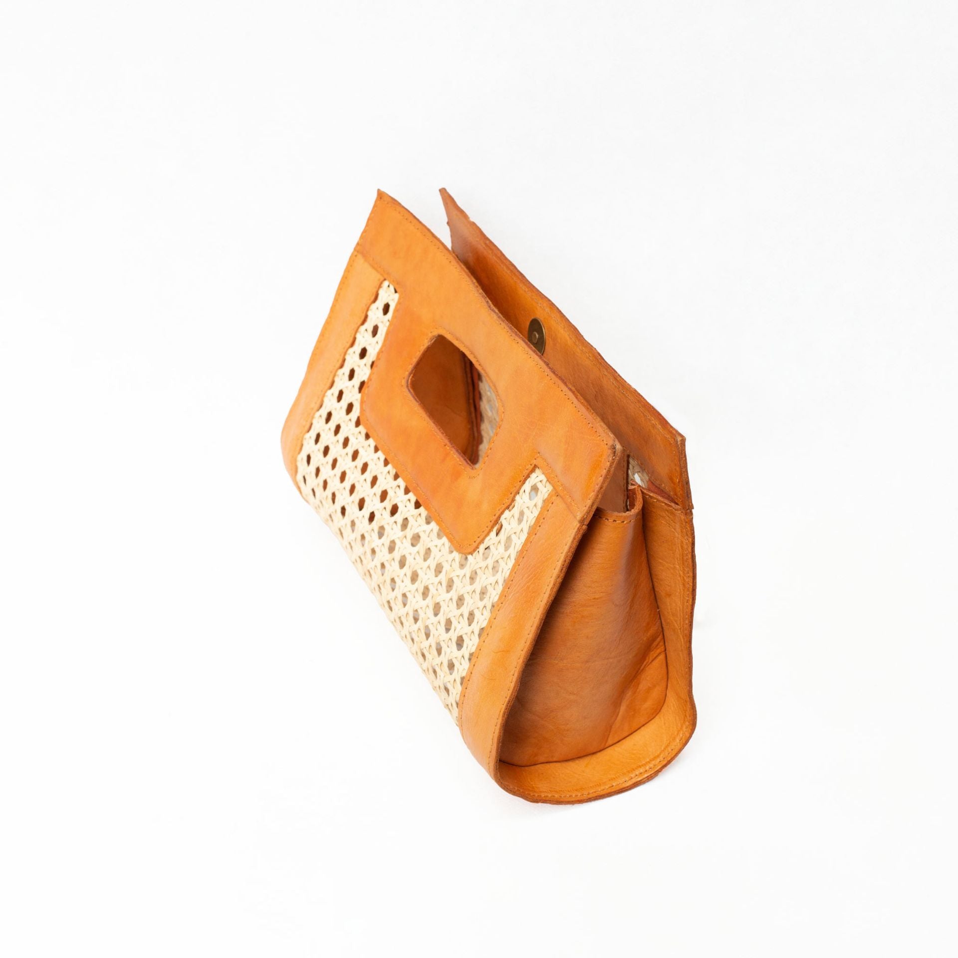  Jelavu Jelavu Venice Mini - Cane Leather Clutch - Black - Bonton