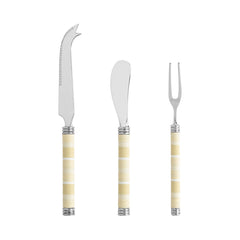 Jubilee Cheese Knife, Spreader and Fork Set - Shades of Light