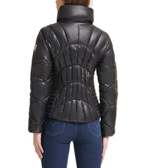 Quilted Puffer Jacket Black